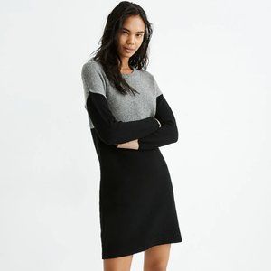NWT Madewell Colorblock Sweater Dress Size Small